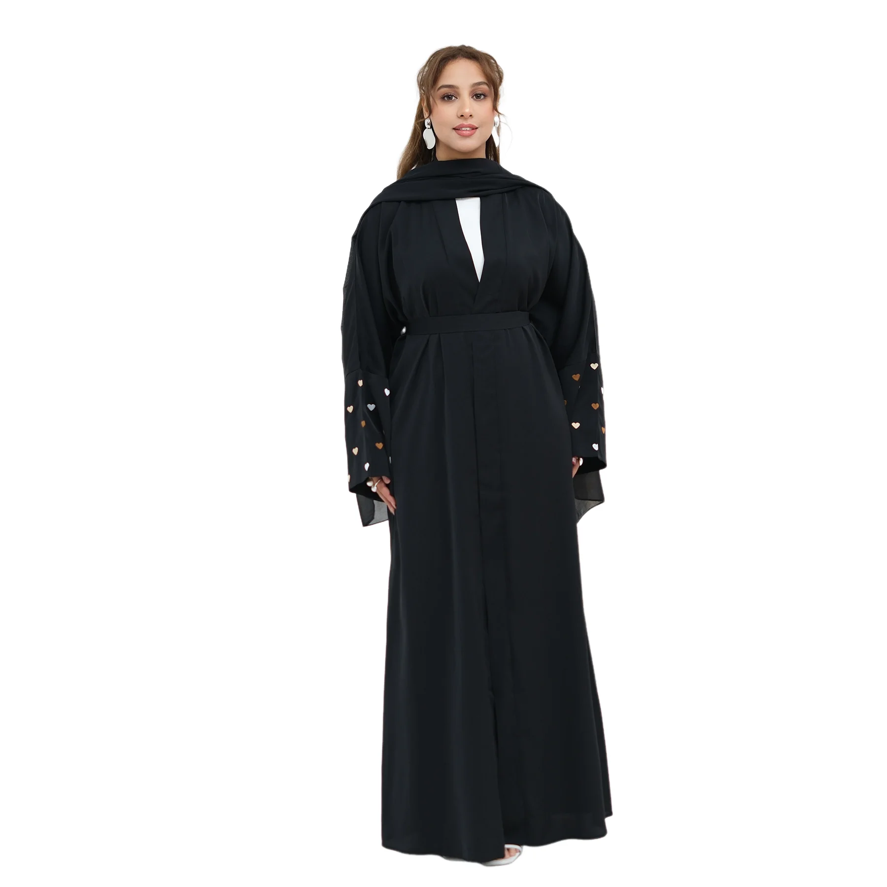Embroidery Kebaya - Novo Conjunto de Vestido com Cardigã