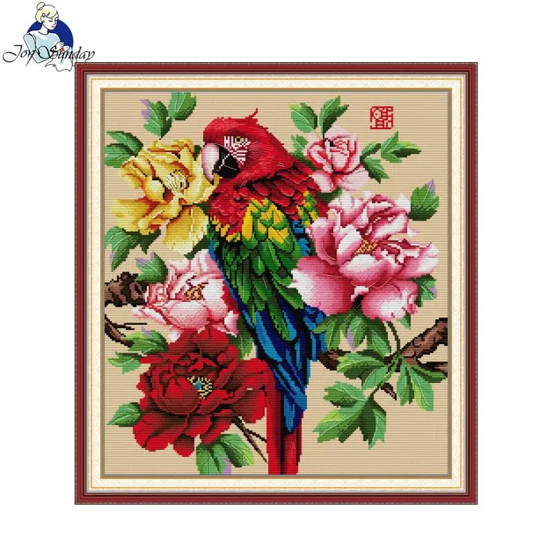 Alegria domingo lindo papagaio - Embroidery Meaning avaliação e preço