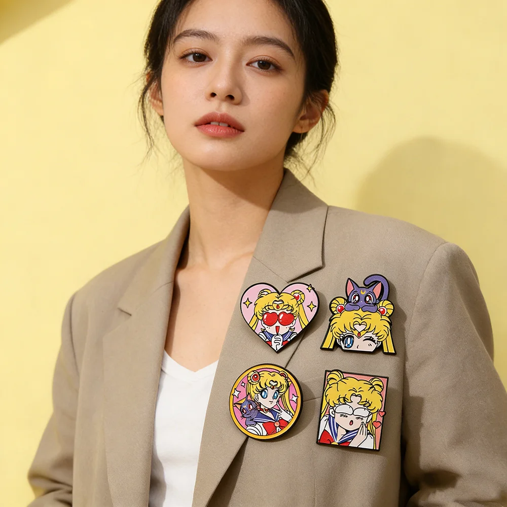 4 Pcs Broches de Esmalte em Fo - Embroidery Reddit avaliação e preço